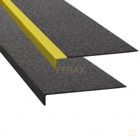 De superficie impermeable, anchura de 70 mm o 230 mm y acabado negro o amarillo
