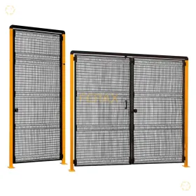 Vallado perimetral de seguridad KRT para instalaciones a solo 20 mm de la zona de peligro